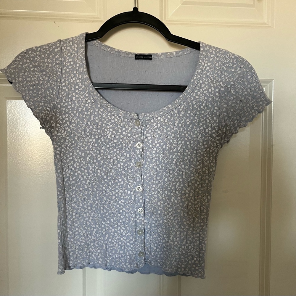 Brandy Melville Button Up Top